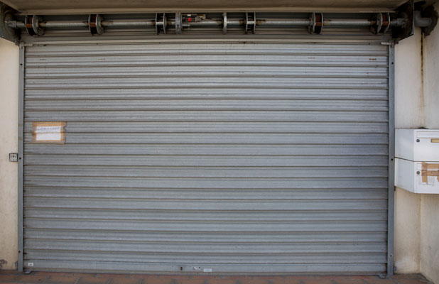 Storefront roll down gate Buffalo